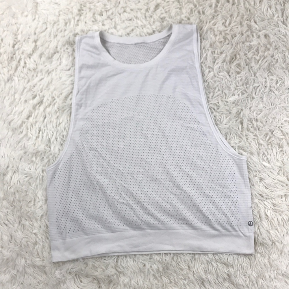 Lululemon Breeze By Muscle Tank II White / White (First Release)